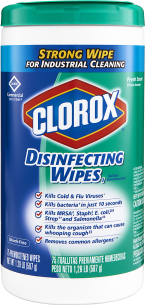 CLOROX  Disinfecting Wipes 75 PCS (STRONG VERSION)+ 2000 FLUSHES