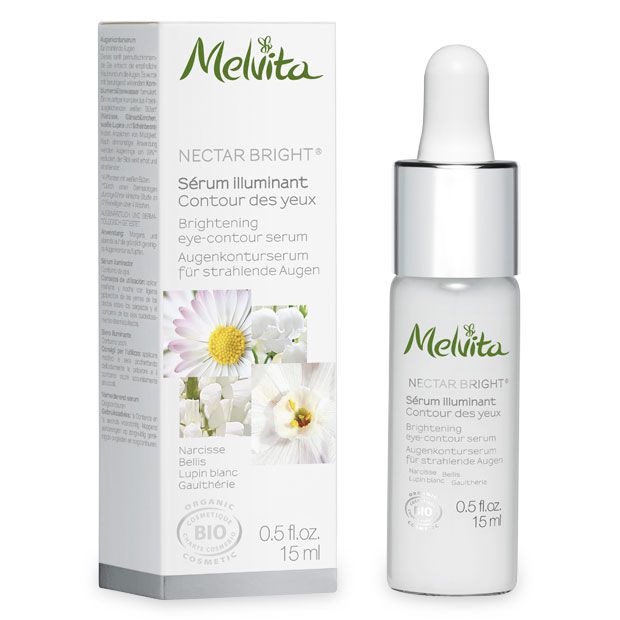 melvita nectar bright brightening eye contour serum 有机花研美白