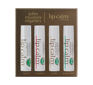 John Masters Organics Lip Calm Collection 一盒四種口味潤唇膏套裝