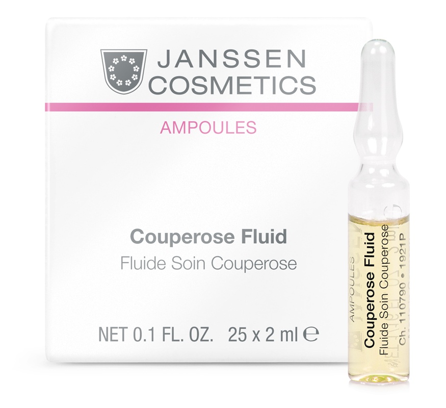 Janssen Cosmetics Couperose Fluid  退紅補水安瓶 25 x 2ml 適合紅血絲、過敏紅腫的肌膚
