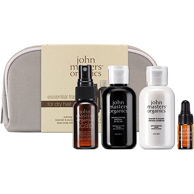 John Masters Organics Essential Travel Kit for Dry Hair 洗護發護理旅行套裝 乾燥髪質適用