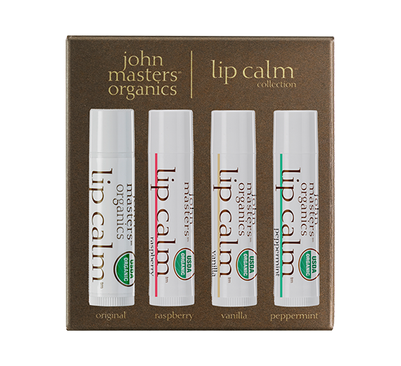 John Masters Organics Lip Calm Collection 一盒四種口味潤唇膏套裝