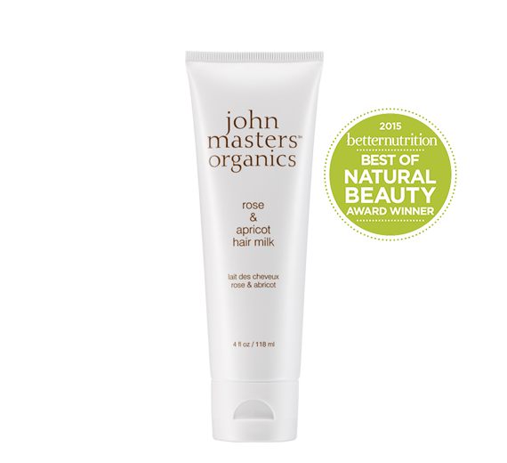 John Masters Organics Rose & Apricot Hair Milk 玫瑰杏桃順髮乳 118ml 適合乾燥或受損的頭髮