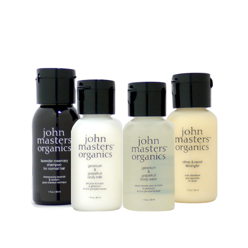 John Masters Organics Essential Trial Set 洗護發身體沐浴護理旅行套裝 30ml X 4