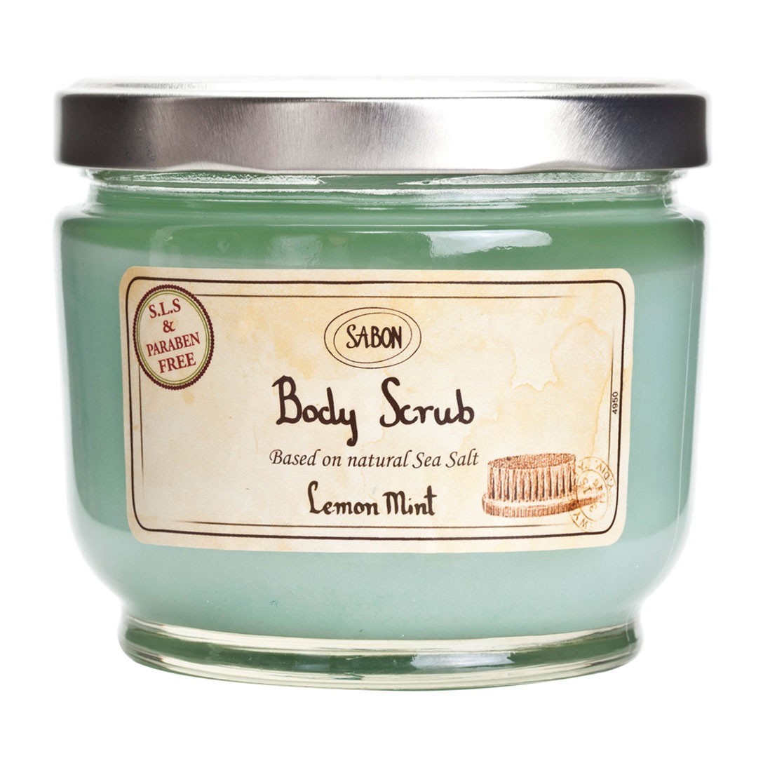 Sabon Body Scrub Lemon Mint 檸檬薄荷身體磨砂 600g