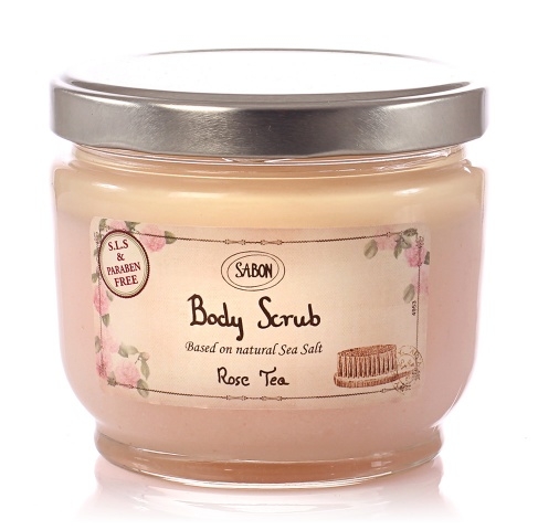 Sabon Body Scrub Rose Tea 玫瑰花茶身體磨砂 600g