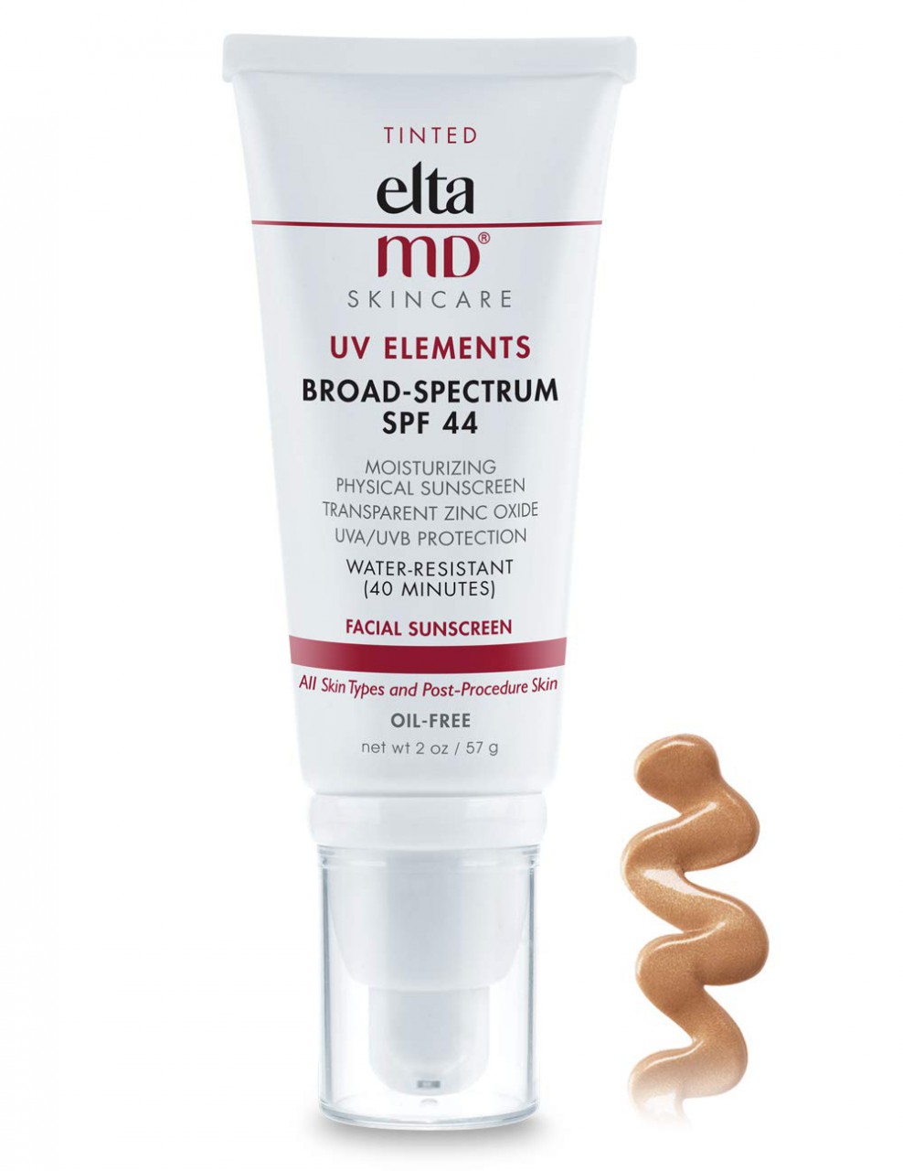 ELTA MD 保湿防晒乳 SPF 44 Tinted - 57g